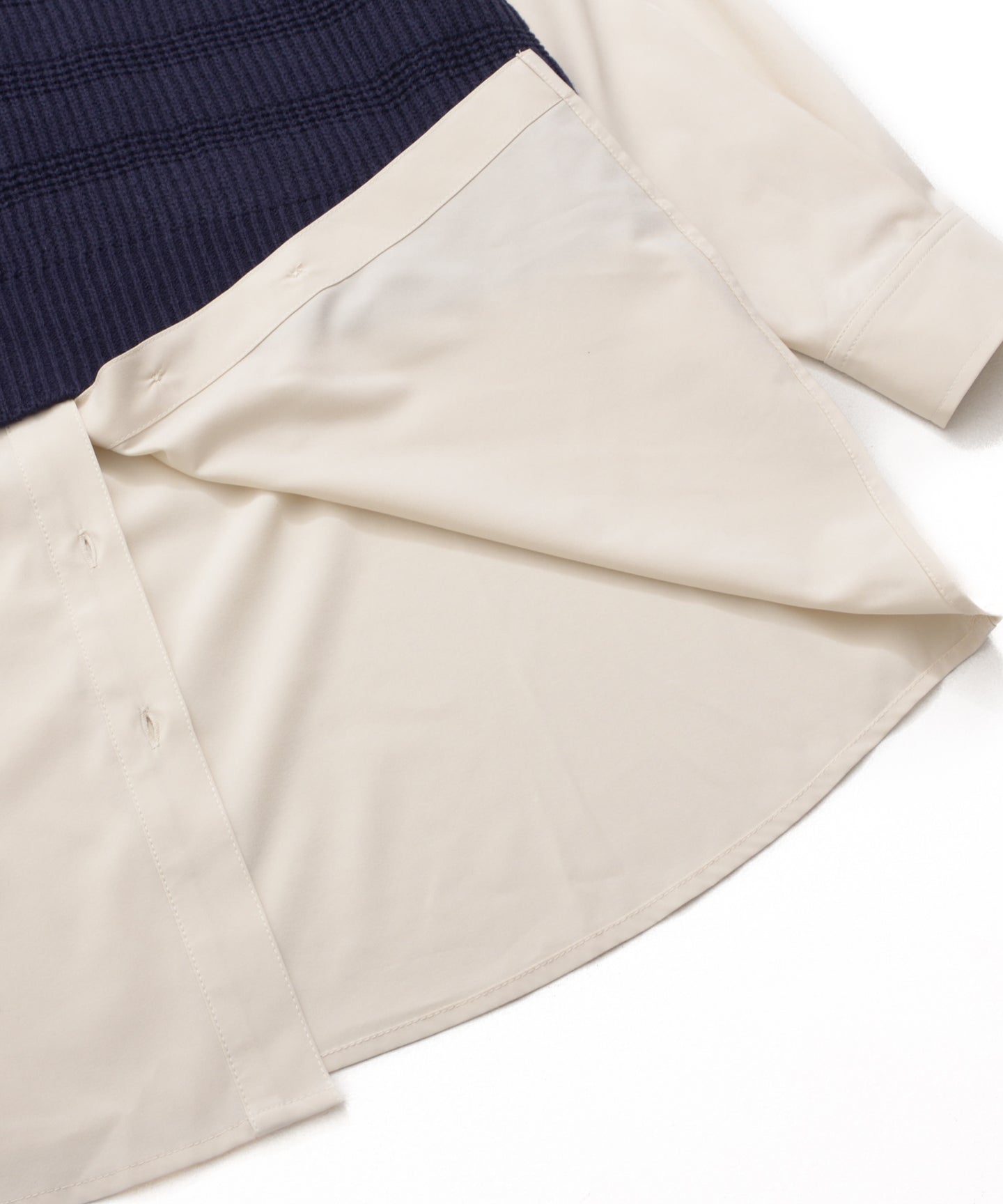 Arnold Palmer ニットベスト + シャツチュニック レイヤードセット